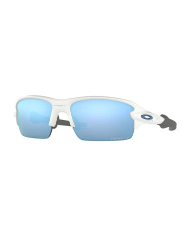 Oakley OJ9005 0659 Flak XS Polished White Prizm Deep Water Polarized