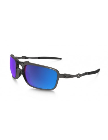 Oakley OO6020 04 Badman Sapphire Iridium Polarized Dark Plasma