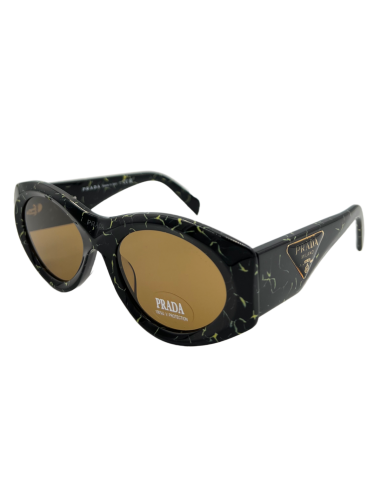 Prada SPR 20ZS 19D-01T Square Shape Cafe Negro