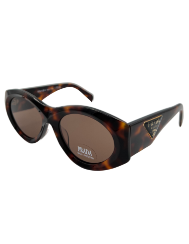 Prada SPR 20ZS 2AU-06B Square Shape Cafe Carey