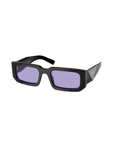 Prada SPR 06Y 027-01O Square Shape Abstract Black Purple