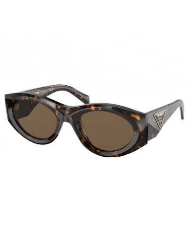 Prada SPR 20Z 2AU-6S1 Oval Shape Carey Cafe