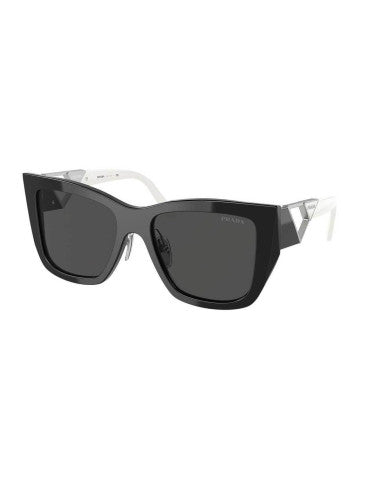 Prada SPR 21Y 1AB-5S0 Square Shape Negro Blanco