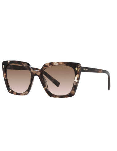 Prada SPR 23ZS 07R-0A6 Square Shape Tortoise Gradient