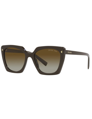 Prada SPR 23ZS 11J-6E1 Square Shape Coffe Gradient