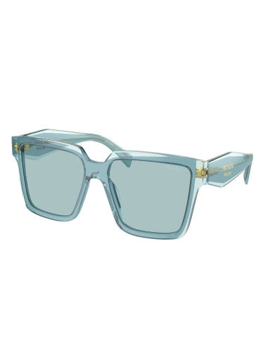 Prada SPR 24Z 15I-02F Square Shape Blue Gold