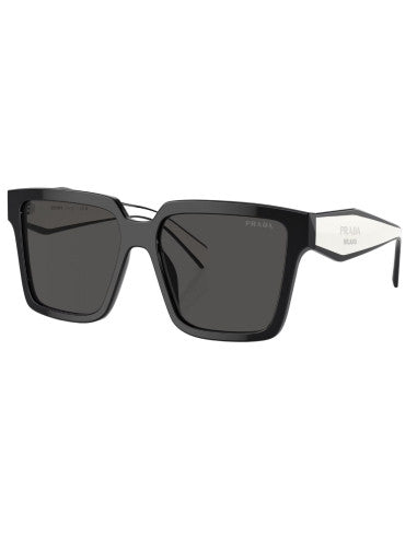 Prada SPR 24Z 1AB-5S0 Square Shape Black White