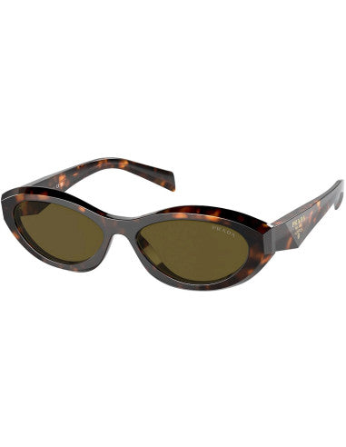 Prada SPR 26Z 14L-09Z Symbole Square Shape Tortoise