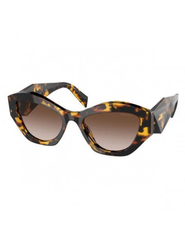 Prada SPR 10Z 2AU-06B Square Shape Gold Tortoise