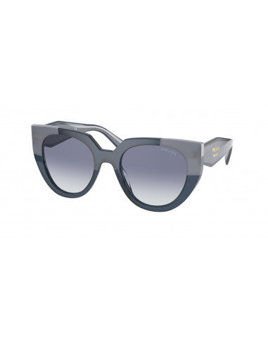 Prada SPR 14W 07Q-409 Oversized Cat Eye Gris Degradado