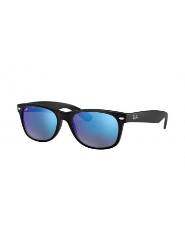 Ray Ban Rb2132 622/17 New Wayfarer Azul espejo Negro Mate