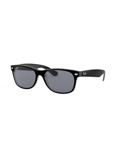 Ray Ban RB2132 6398/Y5 New Wayfarer Negro Gris transparente