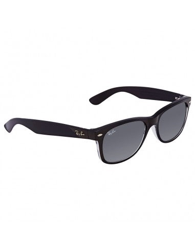 Ray Ban RB2132 6398/Y5 New Wayfarer Negro Gris transparente