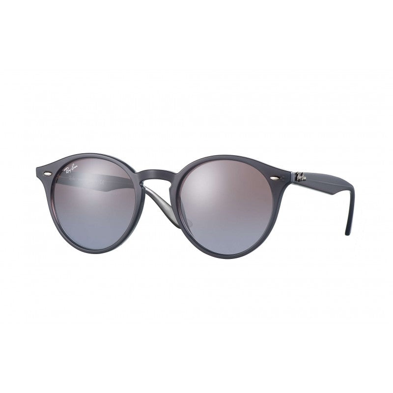 Ray Ban Rb2180 62313D Round Metal Acetato Azul Espejo degradado