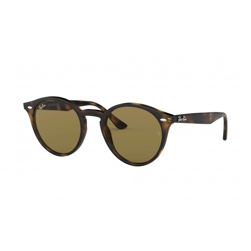 Ray Ban Rb2180 710/13 Round Metal Acetato Carey Cafe B-15 Original