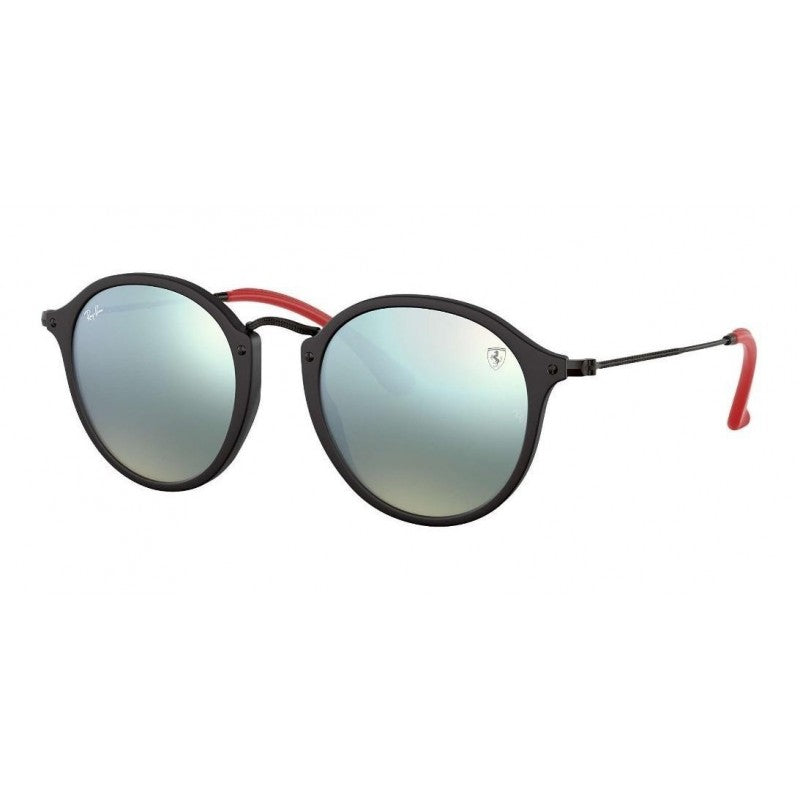 Ray Ban Rb2447nm F60230 Scuderia Ferrari Round Plata espejo