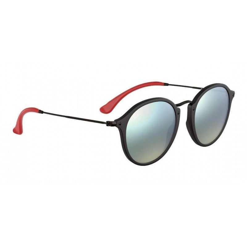 Ray Ban Rb2447nm F60230 Scuderia Ferrari Round Plata espejo