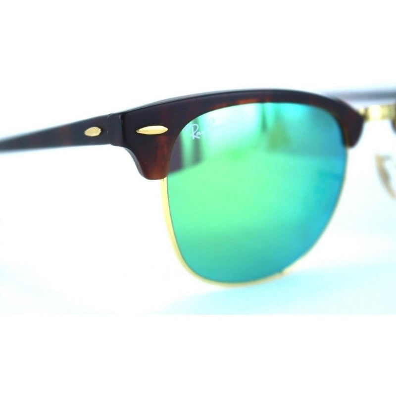 Ray Ban Rb3016 114519 Clubmaster Verde Espejo Carey Matte