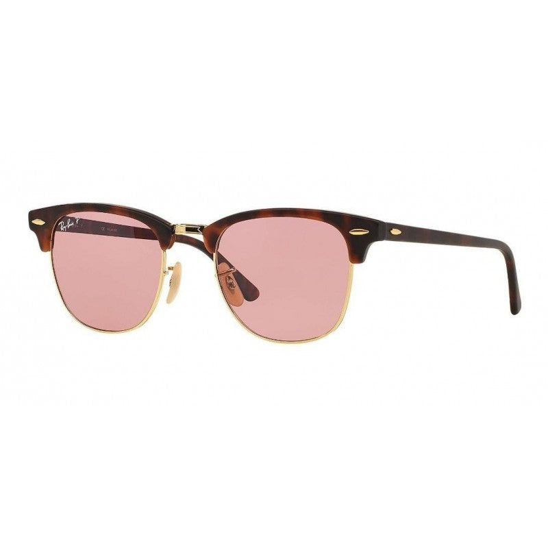 Ray Ban Rb3016 114515 Clubmaster Rosa Transparente Polarizado