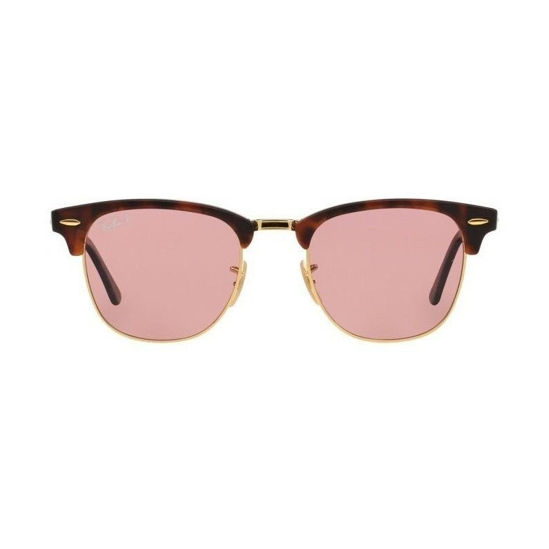 Ray Ban Rb3016 114515 Clubmaster Rosa Transparente Polarizado