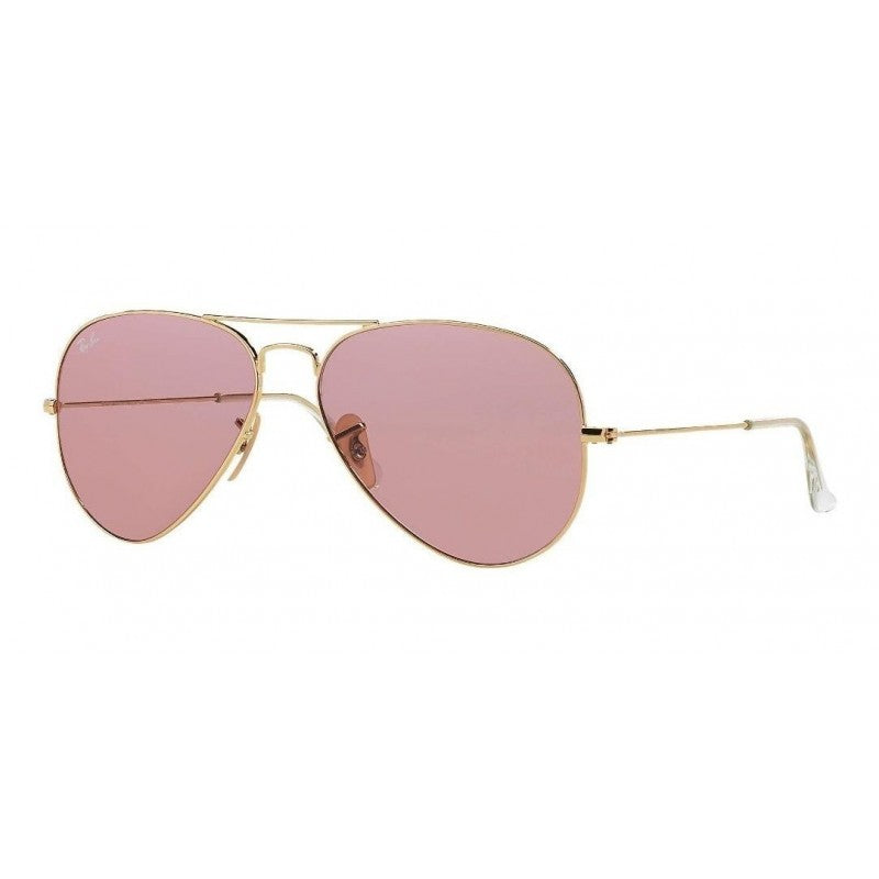 Ray Ban Rb3025 001/4b Aviator Pink Legend Gold Transparente