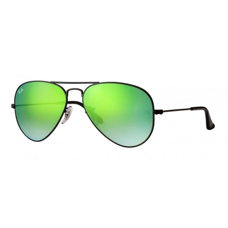 Ray Ban Rb3025 002/4j Aviator Verde Espejo Degradado Negro