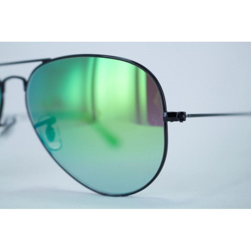 Ray Ban Rb3025 002/4j Aviator Verde Espejo Degradado Negro