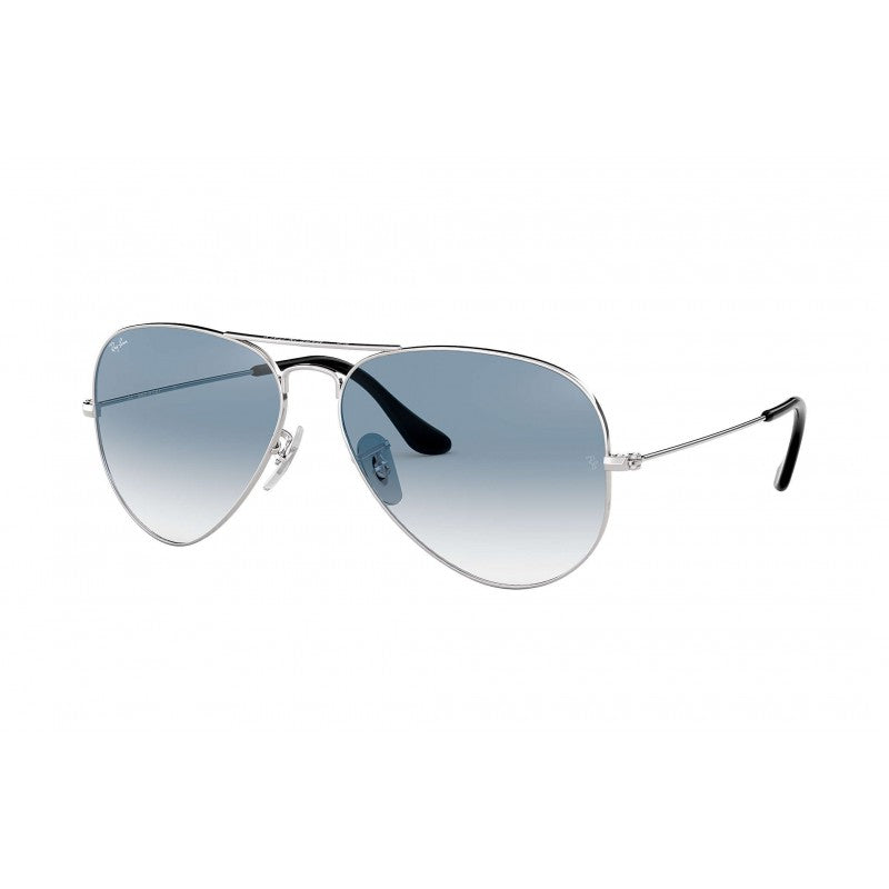 Ray Ban Rb3025 003/3f Aviator Azul Degradado Plata Original