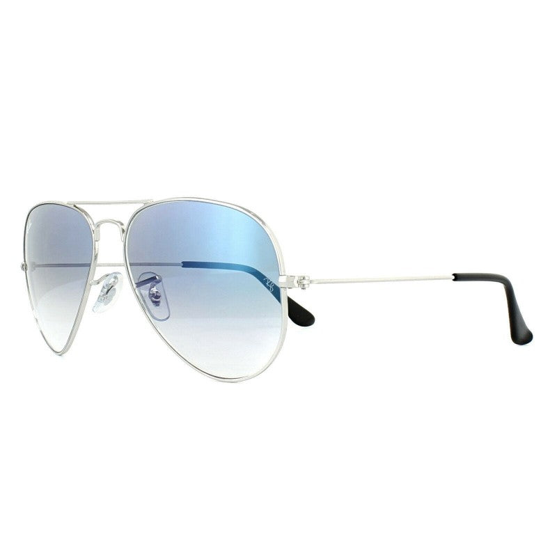 Ray Ban Rb3025 003/3f Aviator Azul Degradado Plata Original