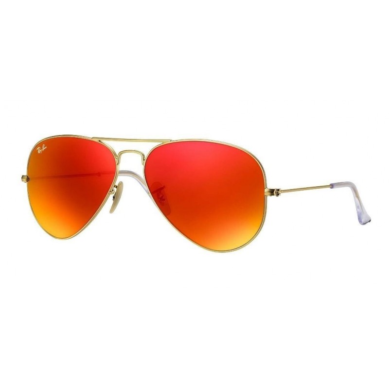 Ray Ban Rb3025 112/69 Aviator Rojo Espejo Dorado Piloto