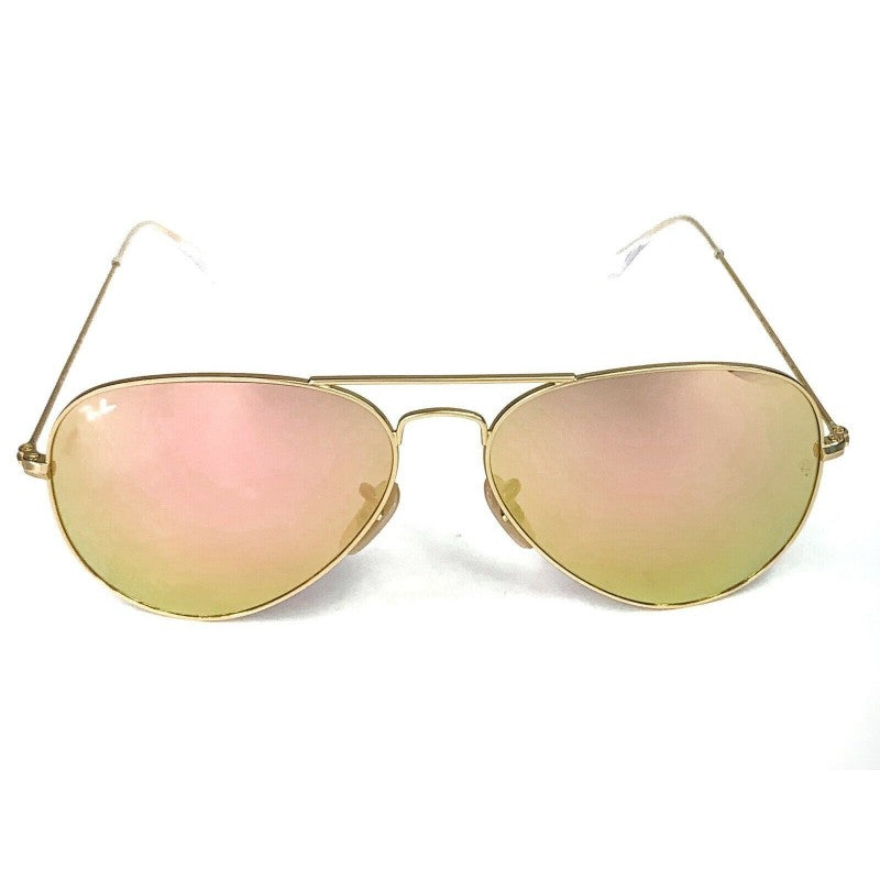 Ray Ban Rb3025 112/z2 Aviator Rosa Cobre Espejo Dorado Gota