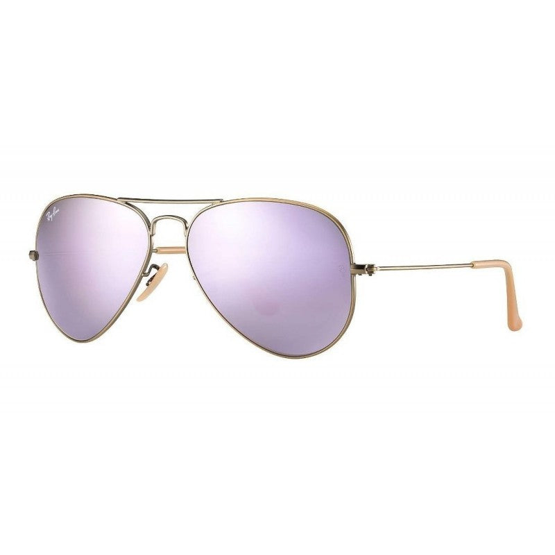 Ray Ban Rb3025 167/4k Aviator Lila Espejo Bronce Gota