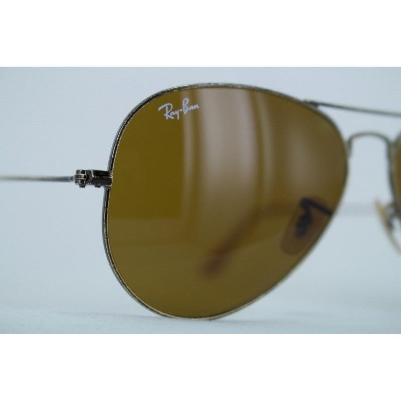 Ray Ban Rb3025 177/33 Aviator Distressed Cafe B-15 Gota