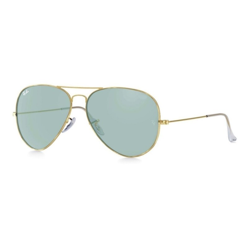 Ray Ban Rb3025 Aviator Azul Transparente Dorado Gota Piloto