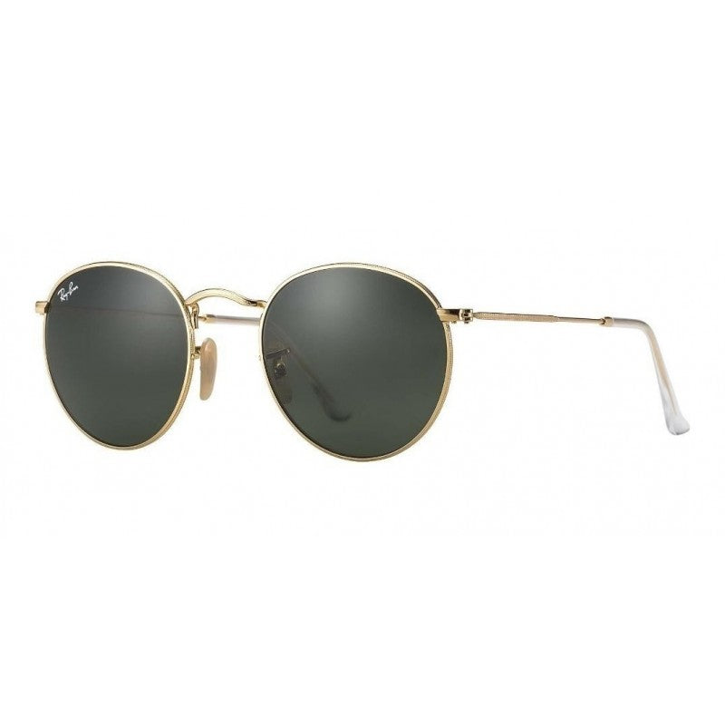 Ray Ban Rb3447 001 Round Metal Negro G-15 Dorado Original