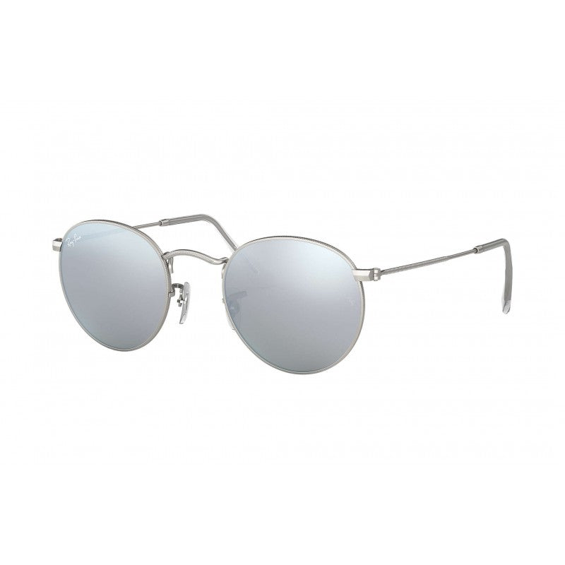 Ray Ban RB3447 019/30 Round Metal Plata Espejo Clasico