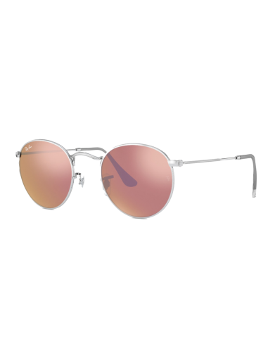 Ray Ban RB3447 019/Z2 Round Metal Plata Terracota Espejo