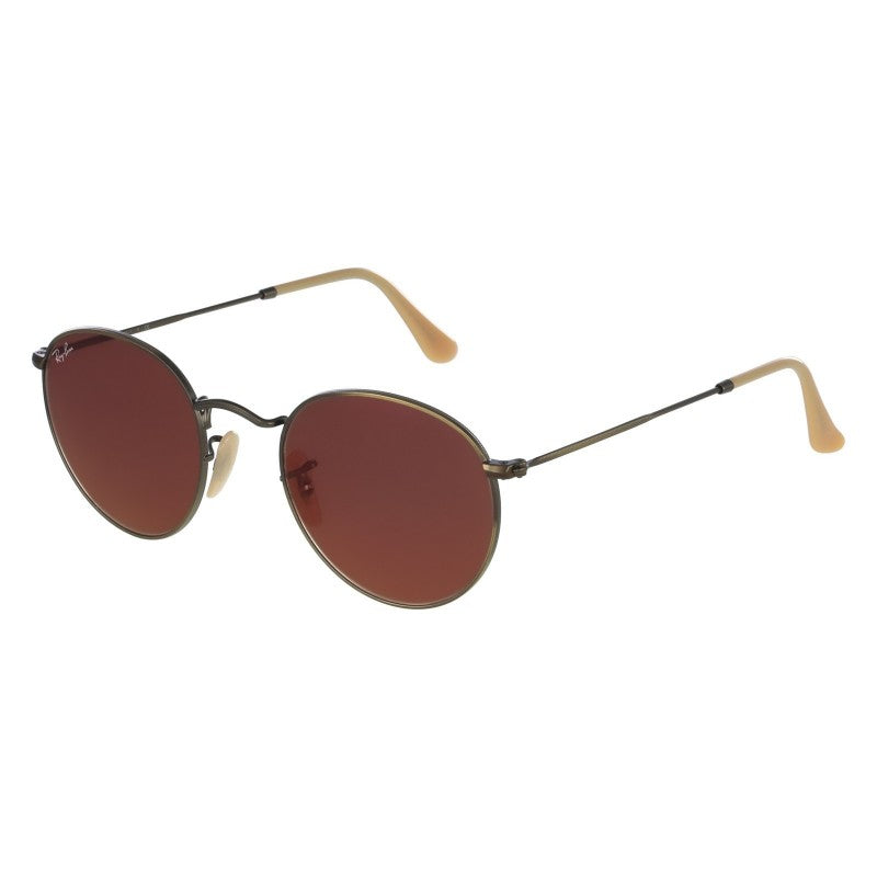 Ray Ban Rb3447 167/2K Round Metal Vino Espejo Bronce