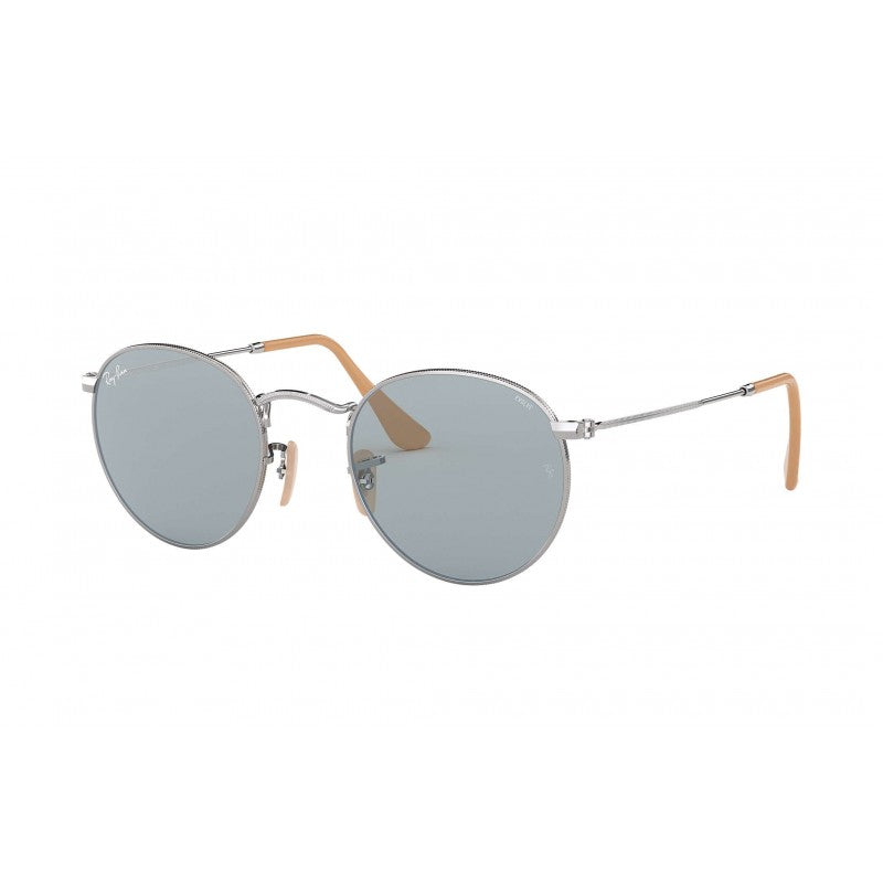 Ray Ban RB3447 9065I5 Round Metal Evolve Plateado Fotocromatico