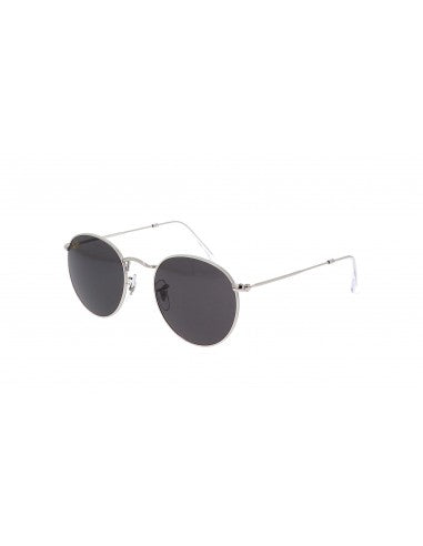 Ray Ban RB3447 9198B1 Round Metal Legend Negro G-15 Plateado