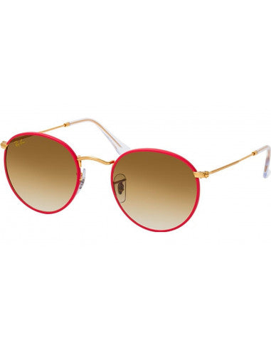 Ray Ban RB3447JM 9196/51 Round Metal Full Color Rojo