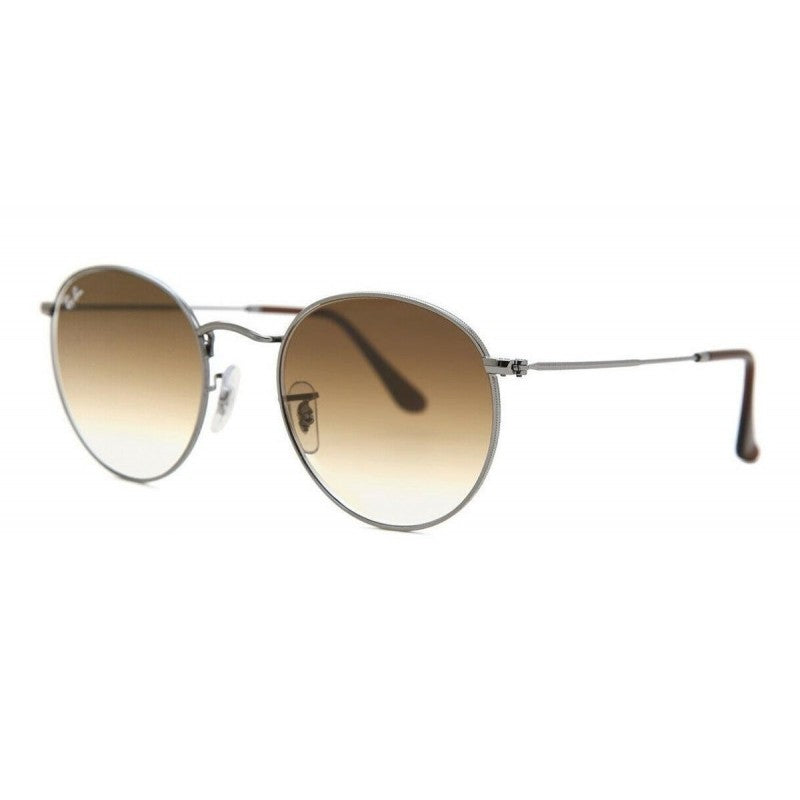 Ray Ban Rb3447n 004/51 Round Metal Flat Cafe Degradado Icon