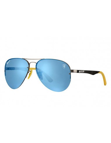 Ray Ban Rb3460M F003H0 Aviator Scuderia Ferrari Azul Amarillo