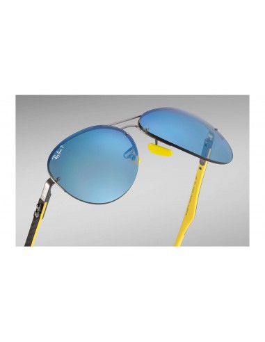 Ray Ban Rb3460M F003H0 Aviator Scuderia Ferrari Azul Amarillo