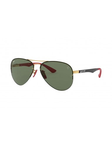 Ray Ban RB3460M F00871 Scuderia Ferrari Aviator Negro Dorado