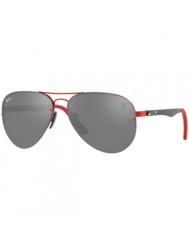 Ray Ban RB3460M F0126G Scuderia Ferrari Aviator Negro Plata