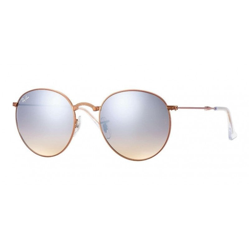 Ray Ban Rb3532 198/9u Round Metal Folding Cobre Espejo Icon