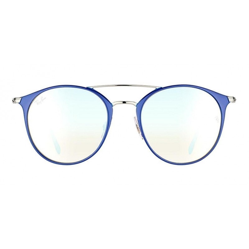 Ray Ban Rb3546 90109u Round Metal Highstreet Azul Espejo