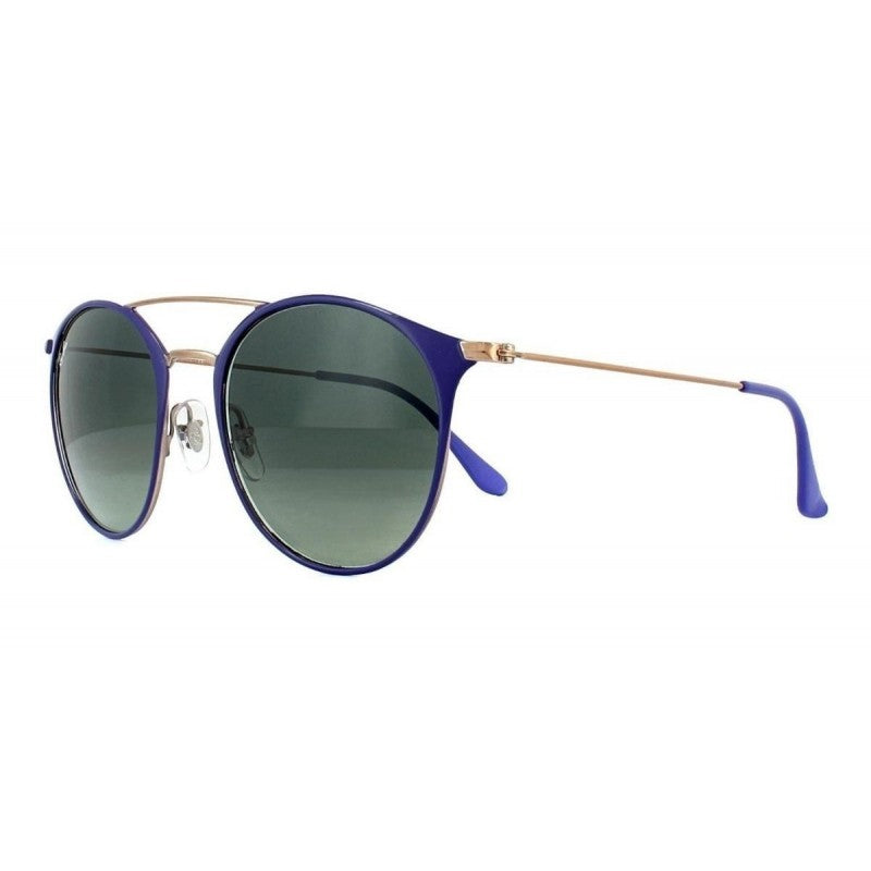 Ray Ban Rb3546 9073a5 Round Metal Highstreet Azul Degradado