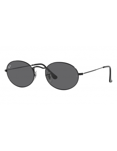 Ray Ban RB3547 002/B1 Oval Metal Clasico Negro Gris